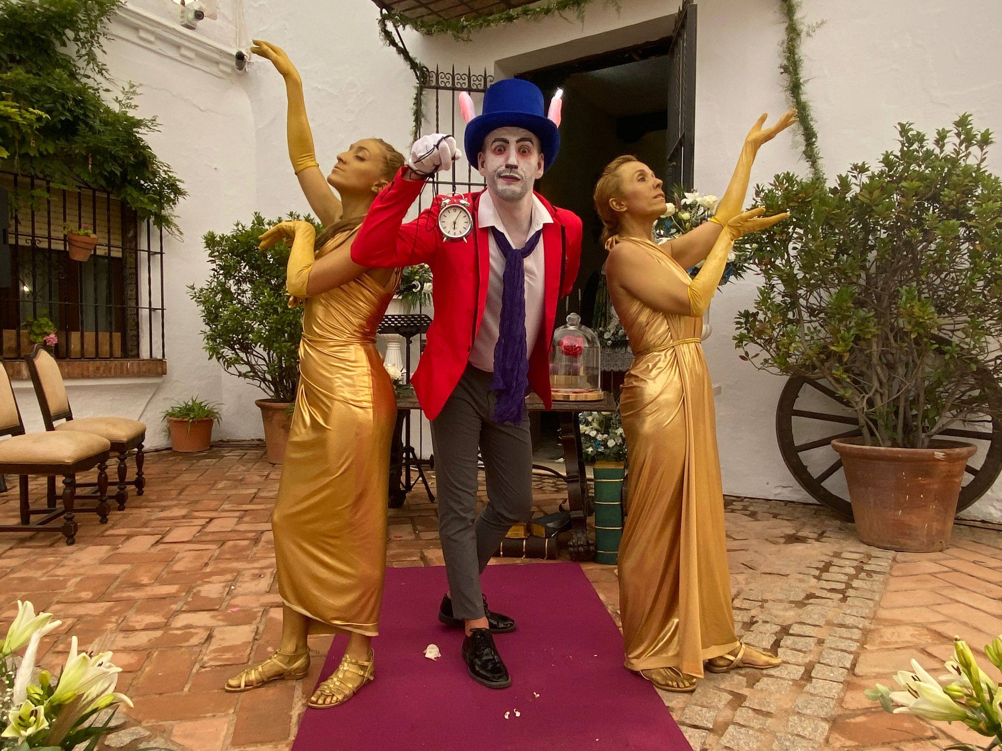 estatuas y conejo