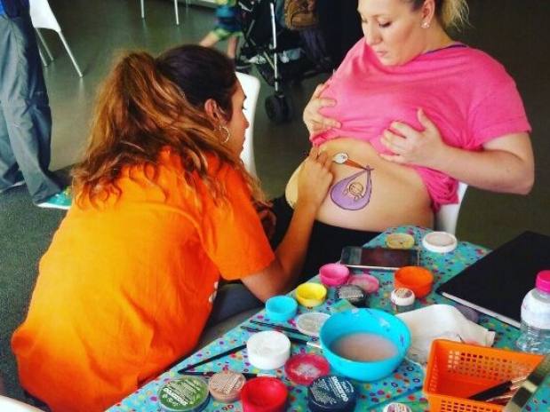 belly painting 05